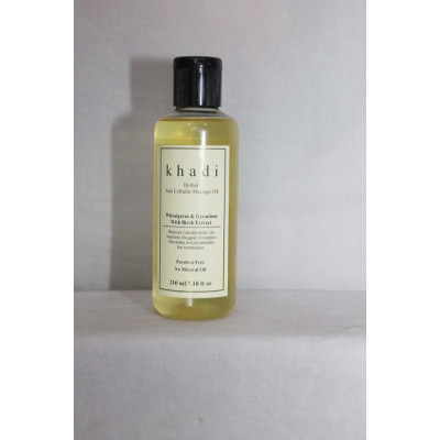 Khadi Natural Herbs Herbal Anti Cellulite Massage Oil 